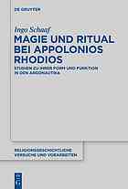 Magie Und Ritual Bei Apollonios Rhodios