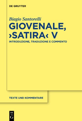 Giovenale, &quot;Satira&quot; V