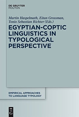 Egyptian-Coptic Linguistics in Typological Perspective