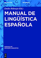 Manual de Ling��stica Espa�ola