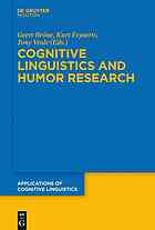 Cognitive Linguistics and Humor Research