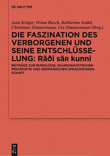 Die Faszination Des Verborgenen Und Seine Entschl�sselung - Rāđi Sa� Kunni