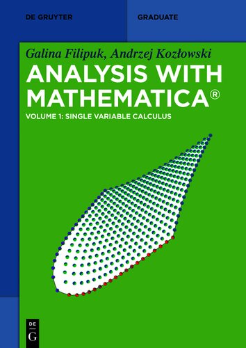 Analysis with Mathematica(r)