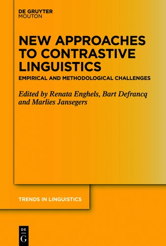 New Approaches to Contrastive Linguistics
