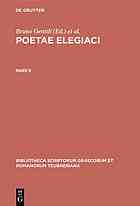 Poetae Elegiaci