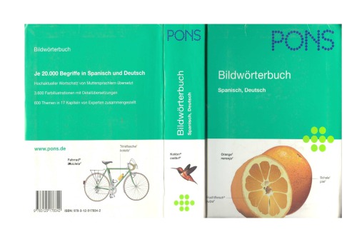 Pons Bildwörterbuch Deutsch   Spanisch