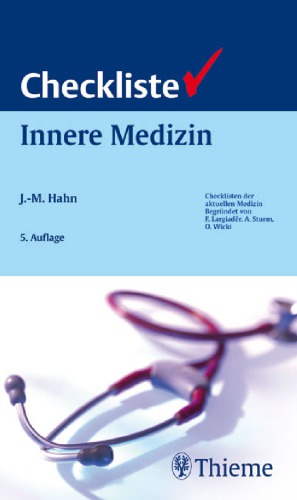 Checkliste Innere Medizin : 253 Tabellen