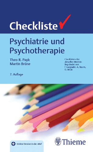 Checkliste Psychiatrie und Psychotherapie