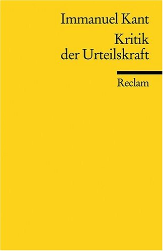 Kritik der Urteilskraft