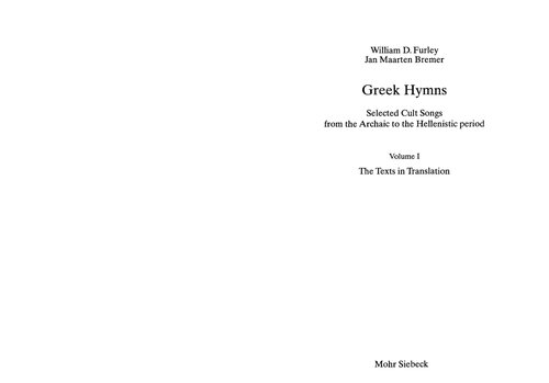 Greek Hymns