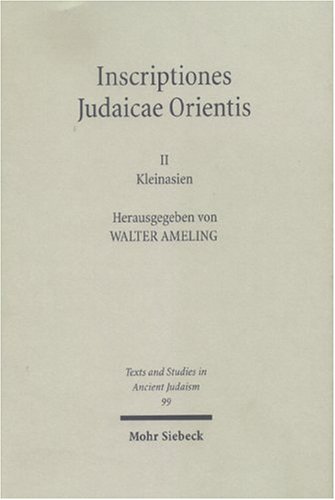 Inscriptiones Judaicae Orientis