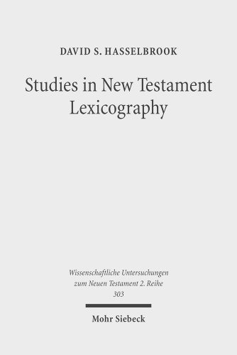 Studies in New Testament Lexicography