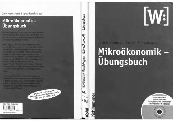 Mikrookonomik - Ubungsbuch