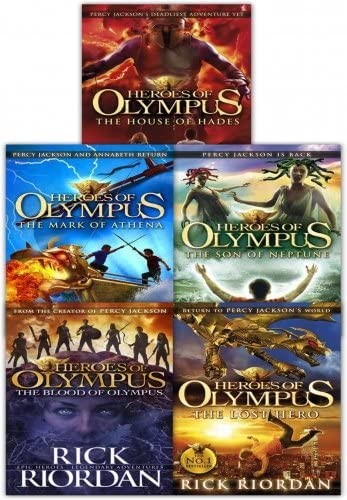 Heroes of olympus Complete Collection 5 Books Set by Rick Riordan