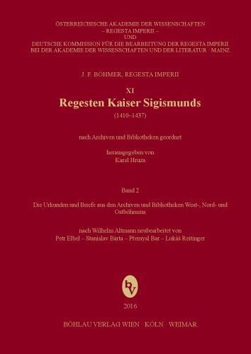 Regesten Kaiser Sigismunds (1410-1437)