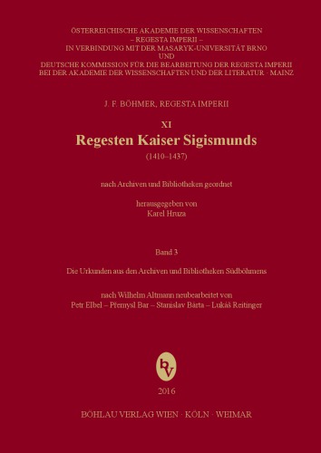 Regesten Kaiser Sigismunds (1410-1437)