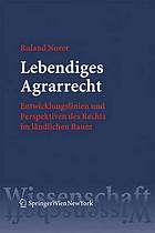 Lebendiges Agrarrecht