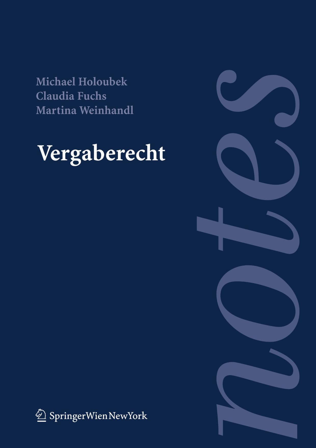 Vergaberecht.