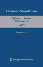 Österreichisches Wohnrecht WEG Kommentar