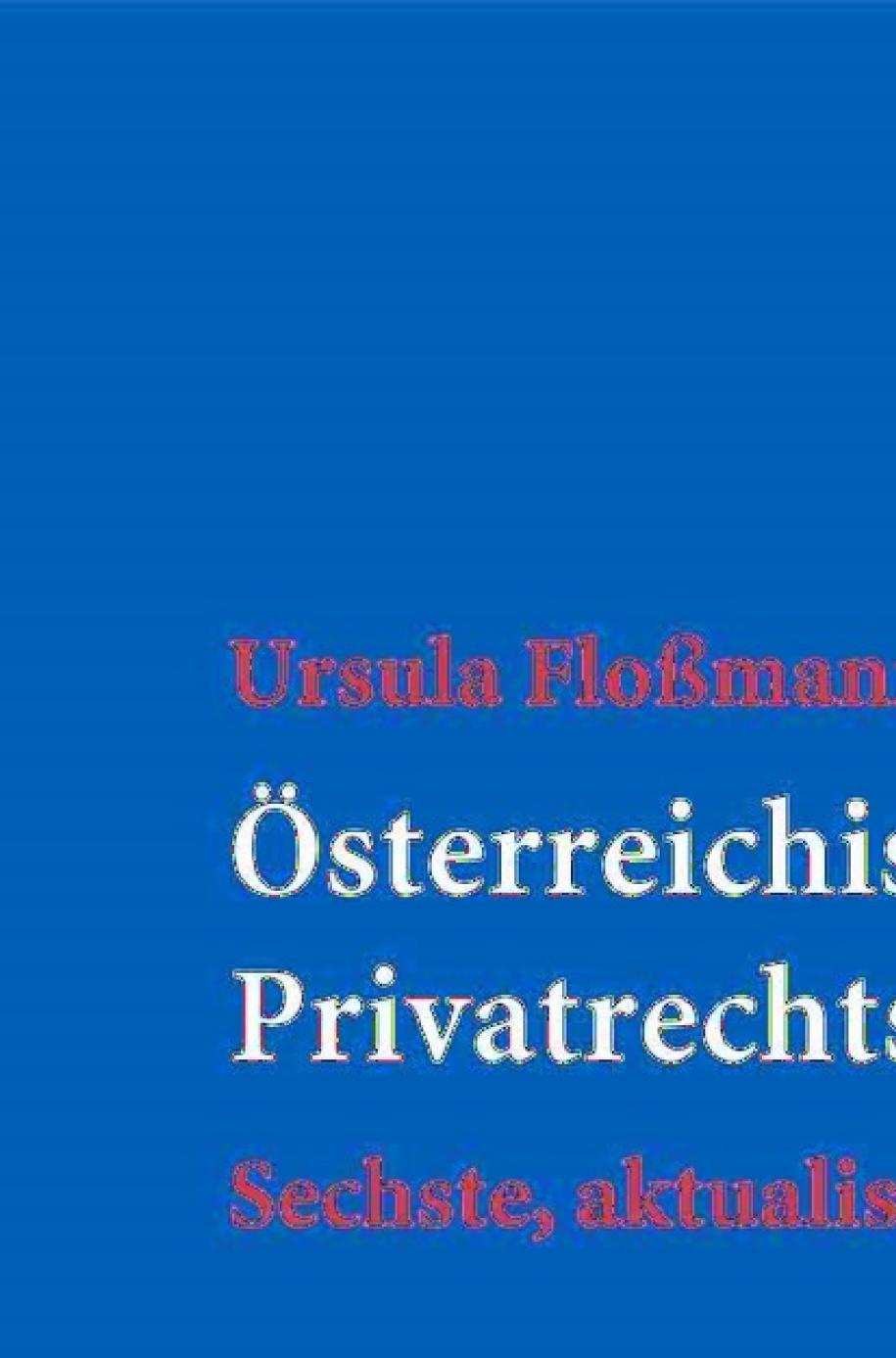 Sterreichische Privatrechtsgeschichte