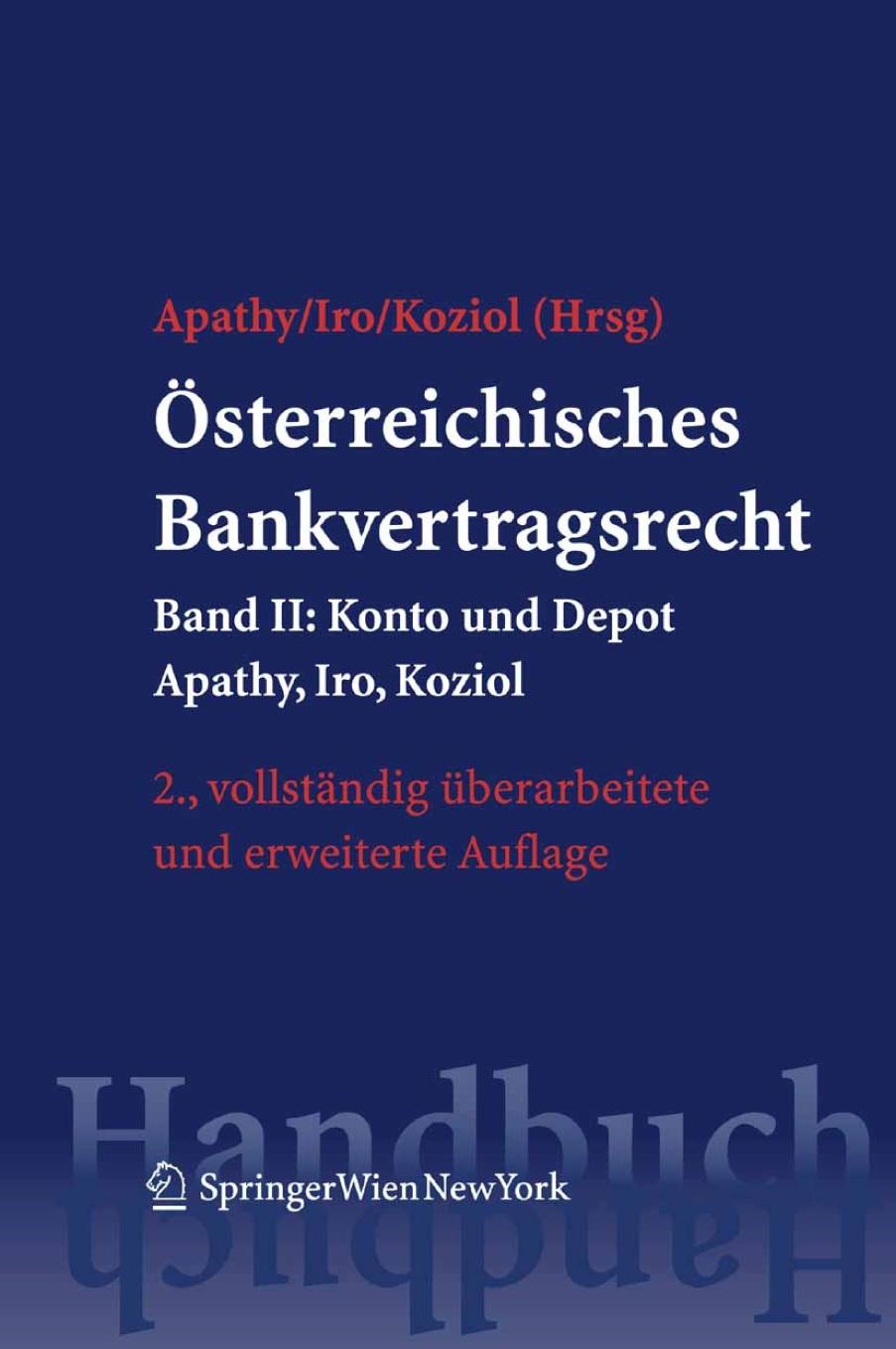 Osterreichisches Bankvertragsrecht