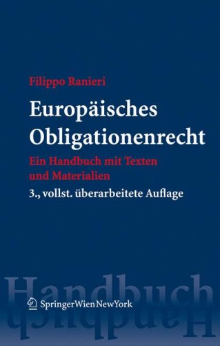 Europ Isches Obligationenrecht