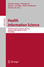 Health Information Science Third International Conference, HIS 2014, Shenzhen, China, April 22-23, 2014. Proceedings