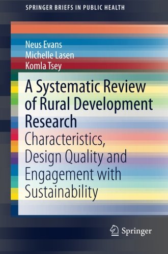 A Systematic Review of Rural Development Research Characteristics, Design Quality and Engagement with Sustainability