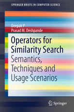 Operators similarity for search : semantics, techniques and usage scenarios