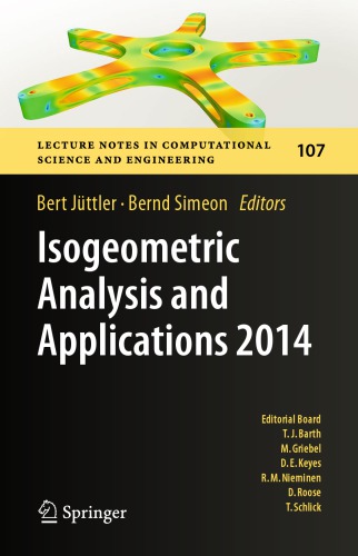 Isogeometric analysis and applications 2014.