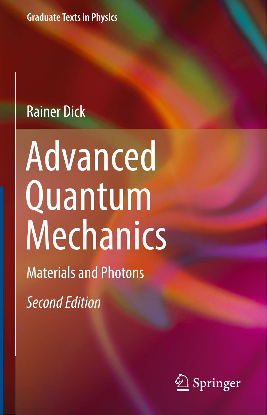 Advanced Quantum Mechanics