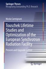 Touschek lifetime studies and optimization of the European synchrotron radiation facility : present and upgrade lattice