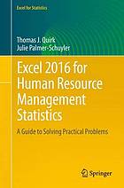 Excel 2016 for Human Resource Management Statistics