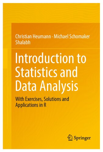 Introduction to Statistics and Data Analysis