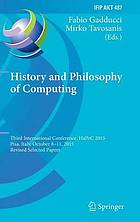 History and Philosophy of Computing