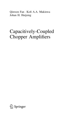 Capacitively-coupled chopper amplifiers
