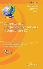 Computer and Computing Technologies in Agriculture IX