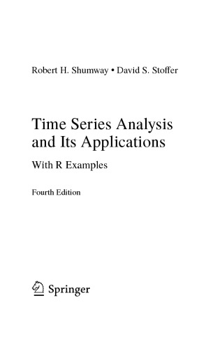 Time Series Analysis and Its Applications With R Examples