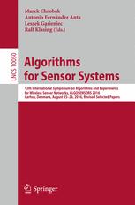 Algorithms for sensor systems : 2th International Symposium on Algorithms and Experiments for Wireless Sensor Networks, ALGOSENSORS 2016, Aarhus, Denmark, August 25-26, 2016, Revised selected papers