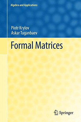 Formal Matrices