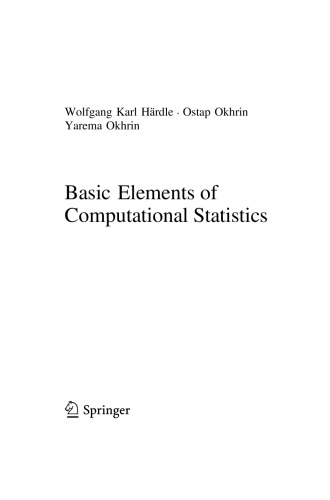 Basic Elements of Computational Statistics