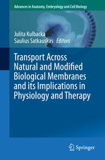 Transport across natural and modified biological membranes and its implications in physiology and therapy