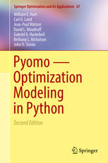 Pyomo -- Optimization Modeling in Python