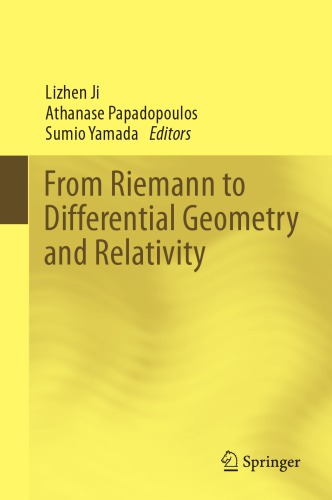 From Riemann to Differential Geometry and Relativity