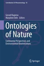 Ontologies of Nature : Continental Perspectives and Environmental Reorientations