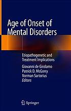 Age of Onset of Mental Disorders