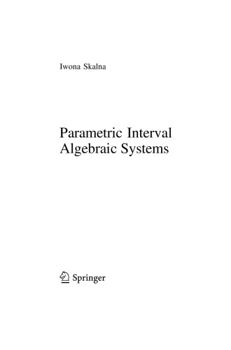 Parametric Interval Algebraic Systems