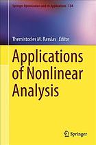 Applications of Nonlinear Analysis (Springer Optimization and Its Applications)