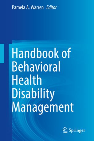 Handbook of behavioral health disability management