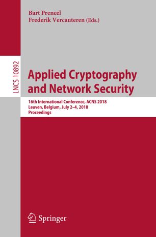 Applied Cryptography and Network Security.